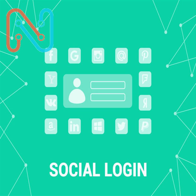 تصویر  افزونه SOCIAL LOGIN